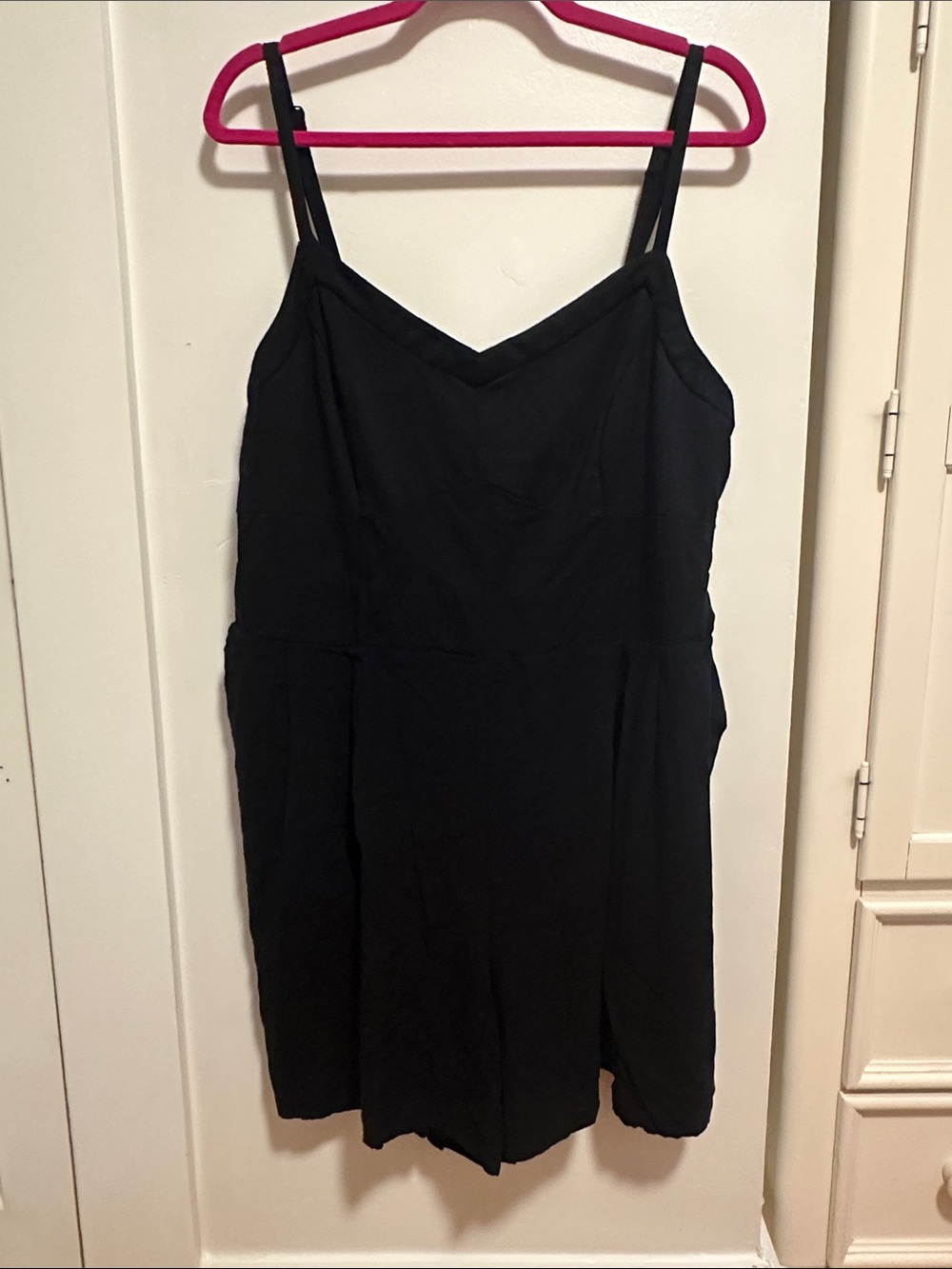 Torrid Black Ponte Bustier Romper